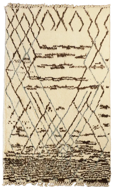 Trellis Moroccan Oriental Area Rug 4x6