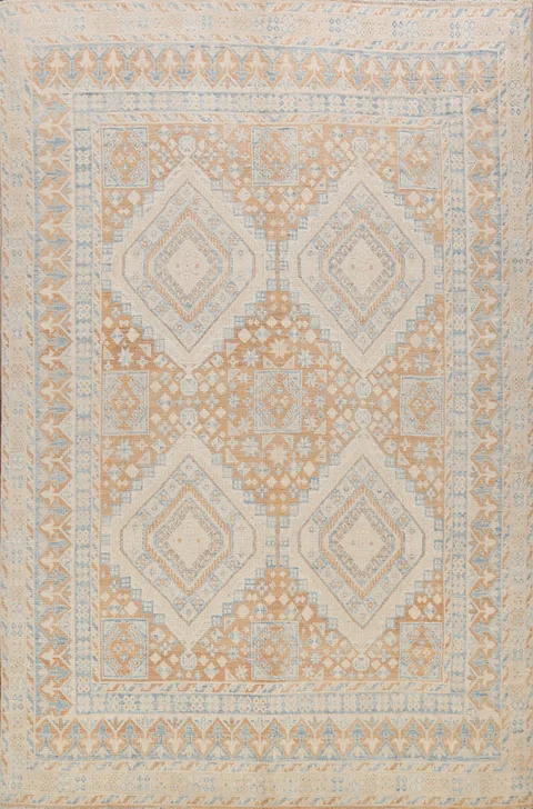 Geometric Authentic Oushak Turkish Oriental Area Rug 8x10