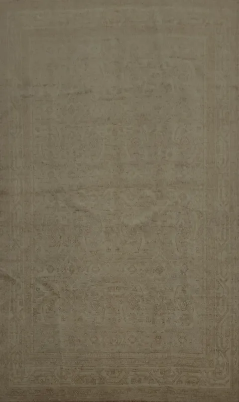 Khotan Vegetable Dye Area Rug 6x8 with Subtle Pattern Design