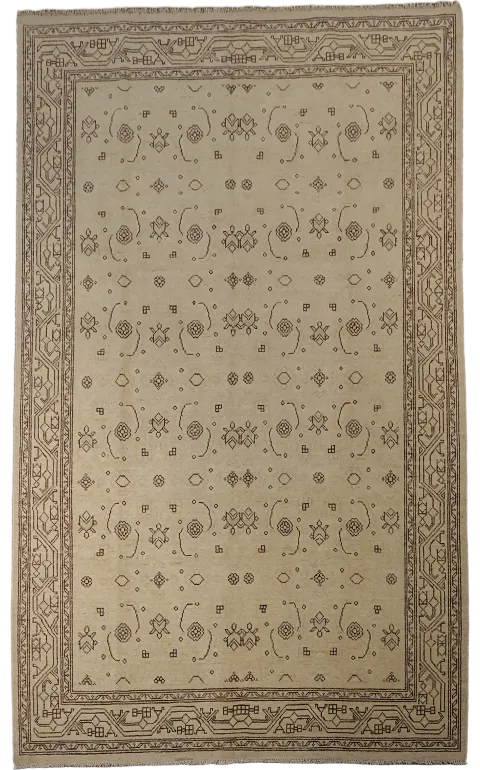 100% Vegetable Dye Khotan Oriental Area Rug 7x10