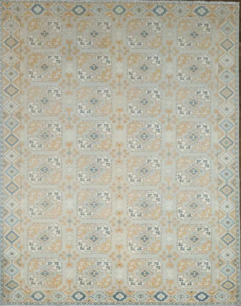 100% Vegetable Dye Khotan Oriental Area Rug 9x12