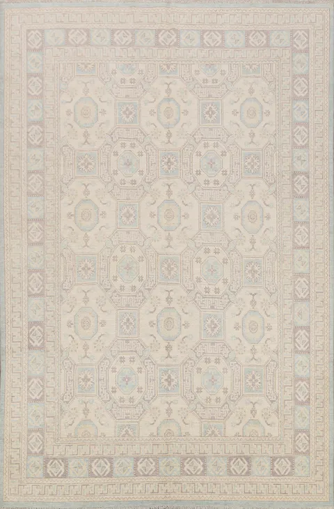 100% Vegetable Dye Khotan Oriental Area Rug 8x10