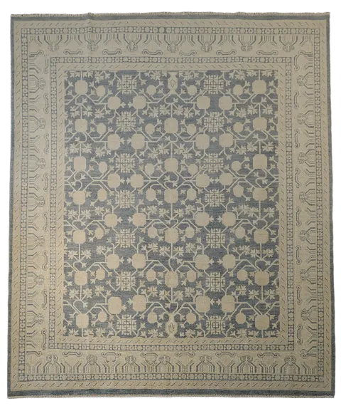 100% Vegetable Dye Khotan Oriental Area Rug 8x10