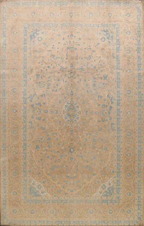 100% Vegetable Dye Kerman Persian Area Rug 9x11