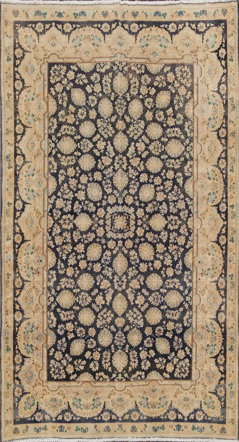 Floral Kerman Persian Area Rug 6x8