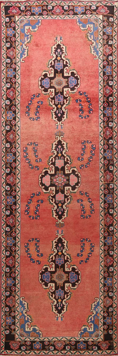 Tribal Bakhtiari Persian Runner Rug 4x10