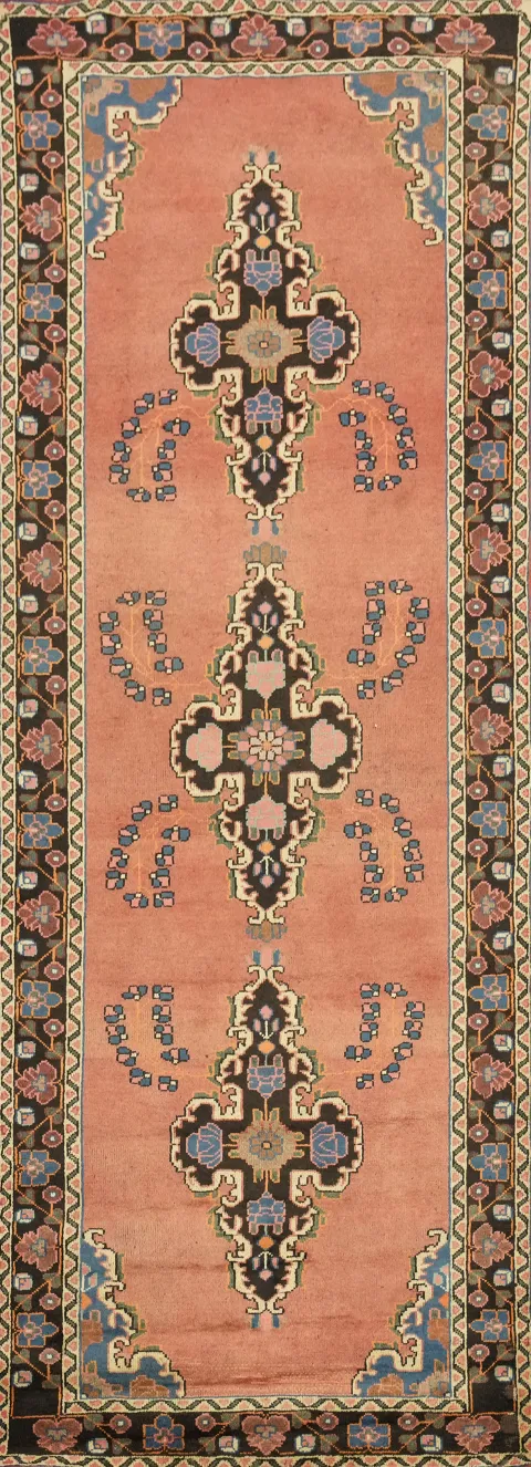 Tribal Bakhtiari Persian Runner Rug 4x10