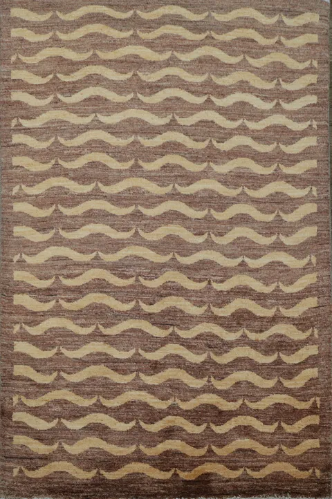 Geometric Gabbeh Kashkoli Oriental Area Rug 4x6