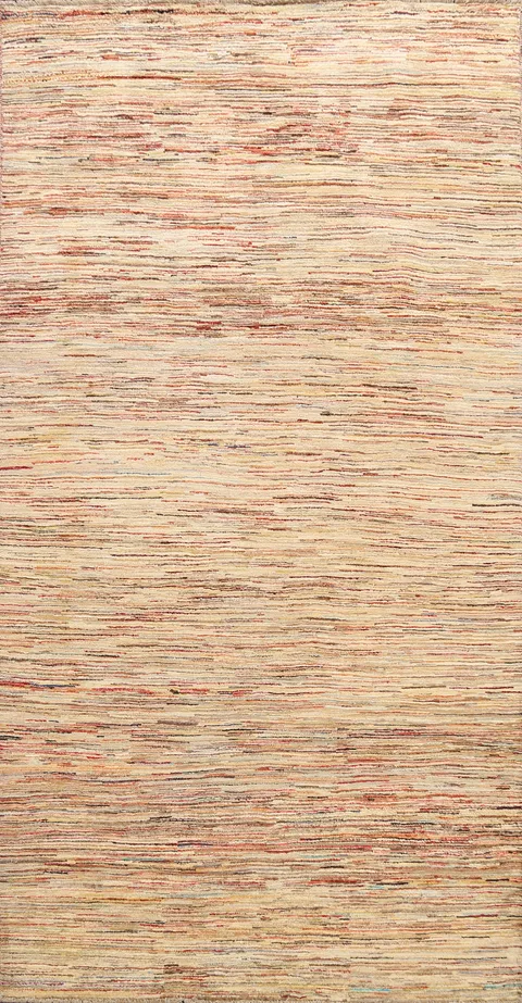 Contemporary Gabbeh Kashkoli Oriental Area Rug 5x9