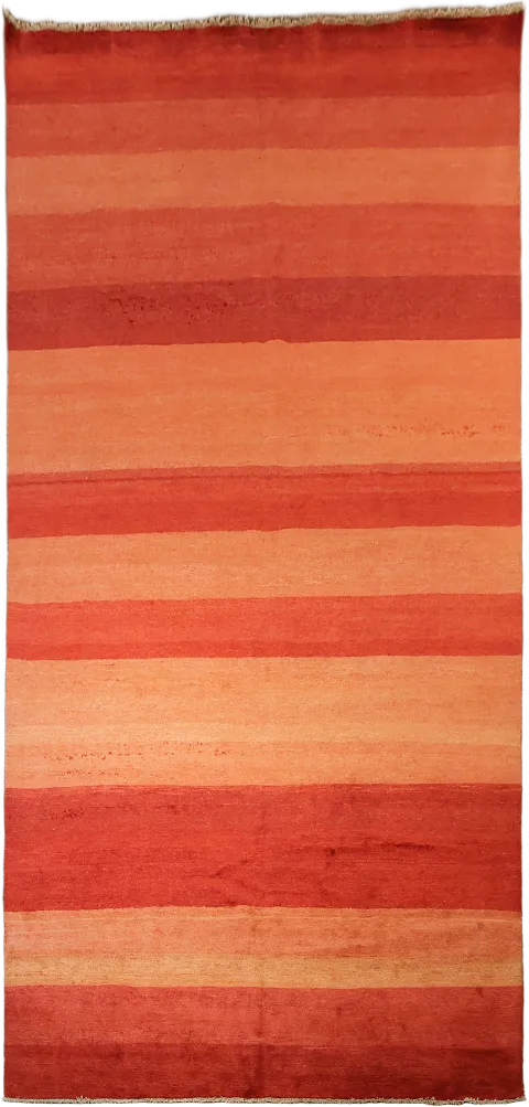 Striped Gabbeh Kashkoli Oriental Runner Rug 8x16