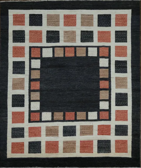 Geometric Gabbeh Kashkoli Oriental Area Rug 8x10