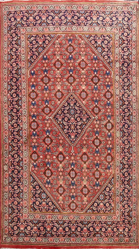 Geometric Mahal Persian Area Rug 7x10
