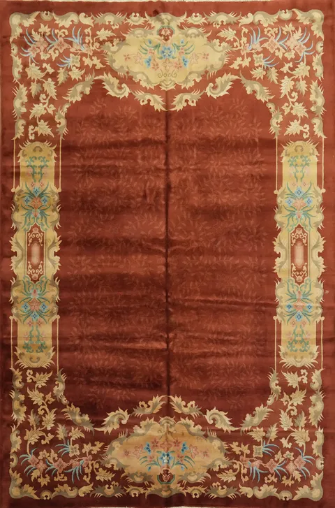 Transitional Art Deco Oriental Area Rug 10x13