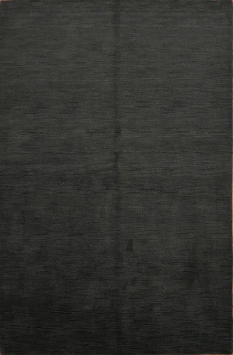 Modern Solid Gabbeh Oriental Area Rug 5x8