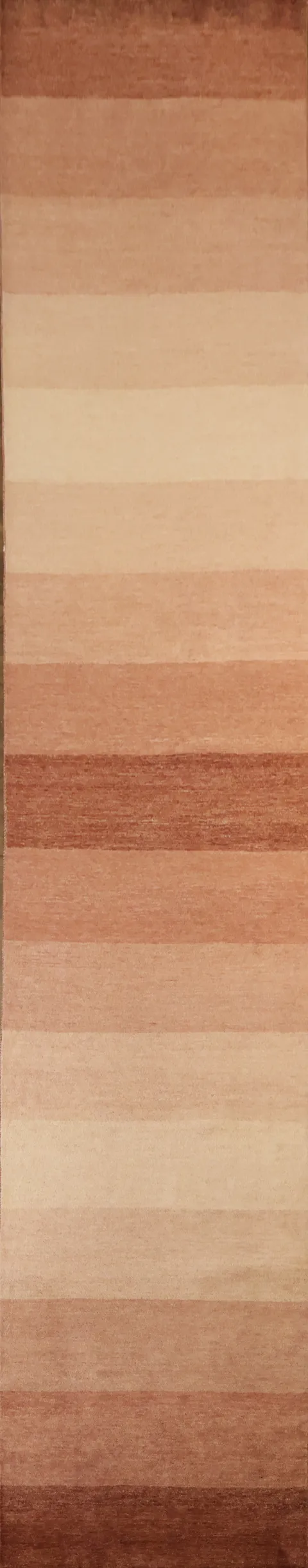 Warm Earthy Tones Gradient Runner for Modern Interiors 3'X16'