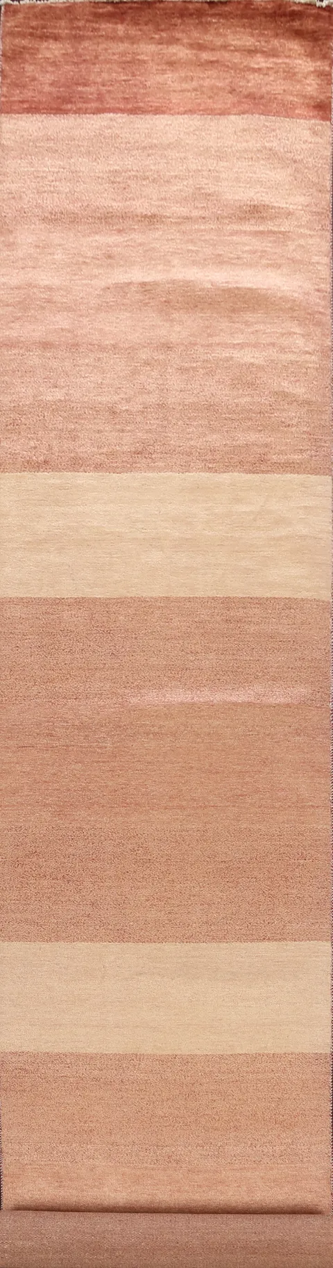 Modern Gabbeh Kashkoli Oriental Runner Rug 3x20