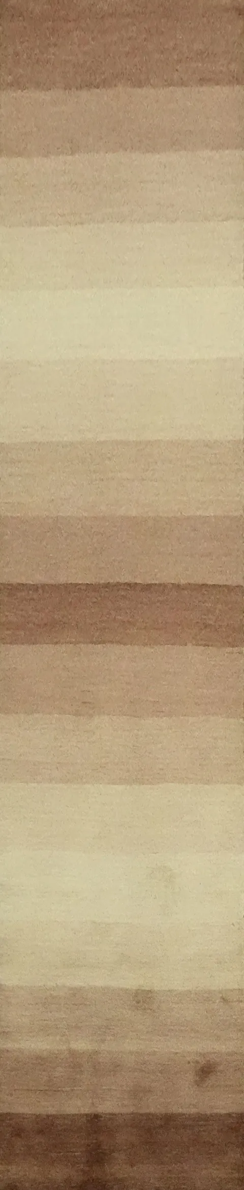 Modern Gabbeh Kashkoli Oriental Runner Rug 3x12