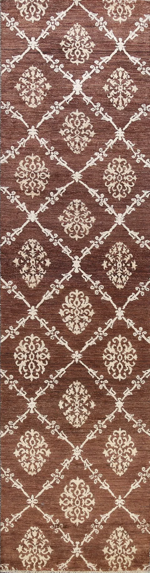 Geometric Gabbeh Kashkoli Oriental Runner Rug 3x10