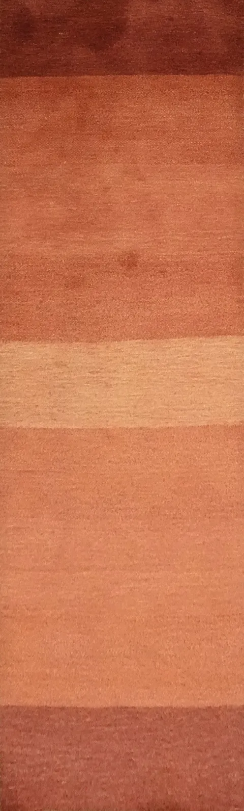 Modern Gabbeh Kashkoli Oriental Runner Rug 3x9