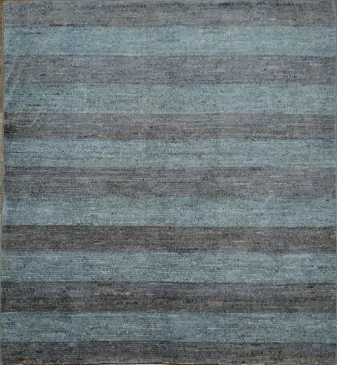 Striped Modern Gabbeh Kashkoli Oriental Area Rug 5x6