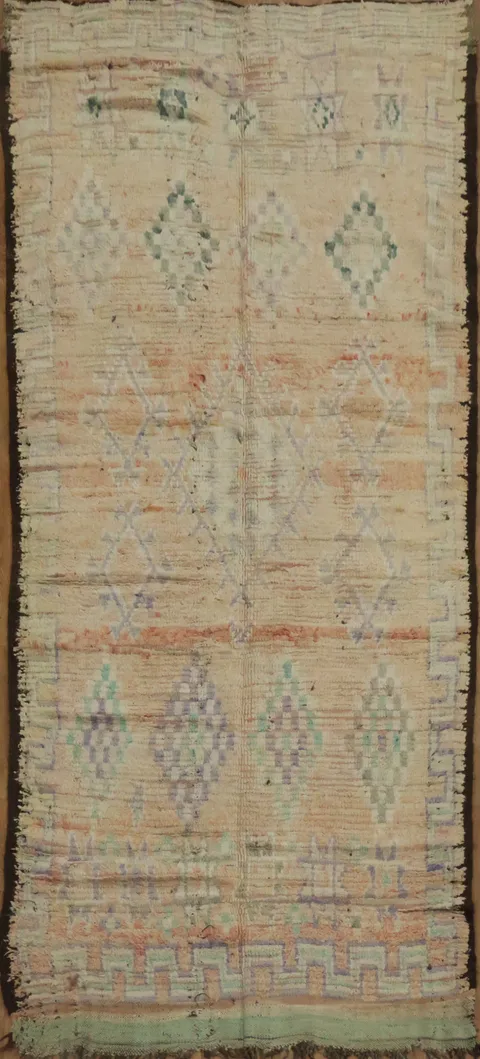 Antique South-western Moroccan Oriental Area Rug 5x11
