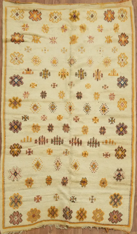 Tribal Moroccan Oriental Area Rug 5x8
