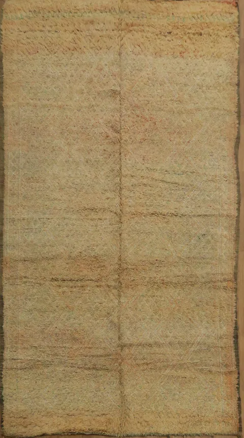 Tribal Moroccan Oriental Area Rug 6x11