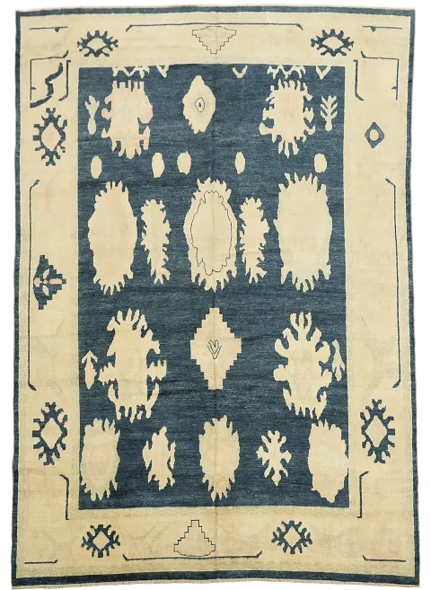 Geometric Oushak Oriental Area Rug 10x13