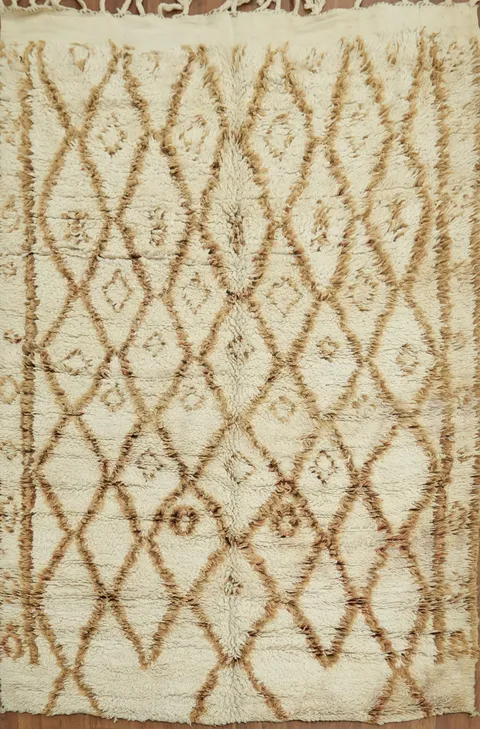 Tribal Moroccan Oriental Area Rug 5x8