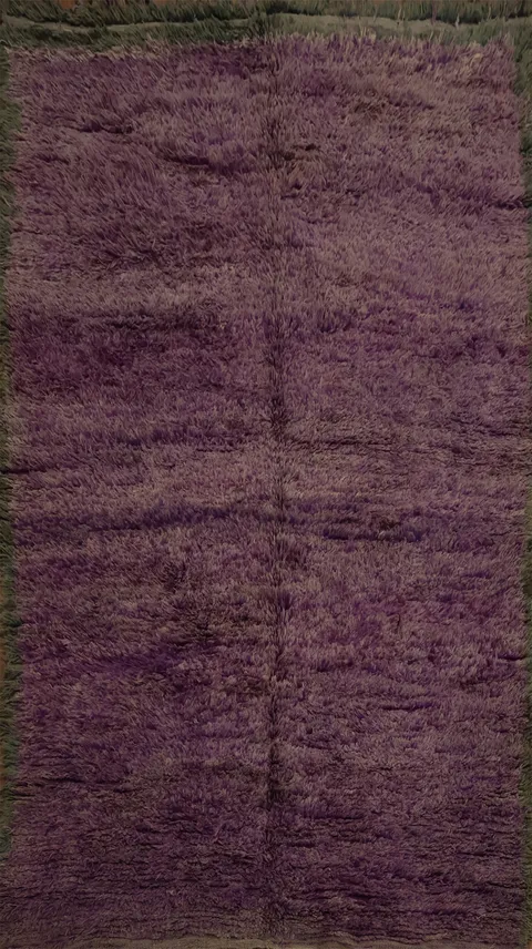 Antique Tribal Moroccan Oriental Area Rug 6x9
