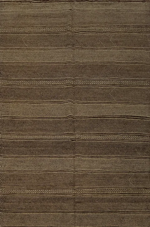 Stylish Linear Gabbeh Kashkoli Area Rug 6x8 for Timeless Elegance
