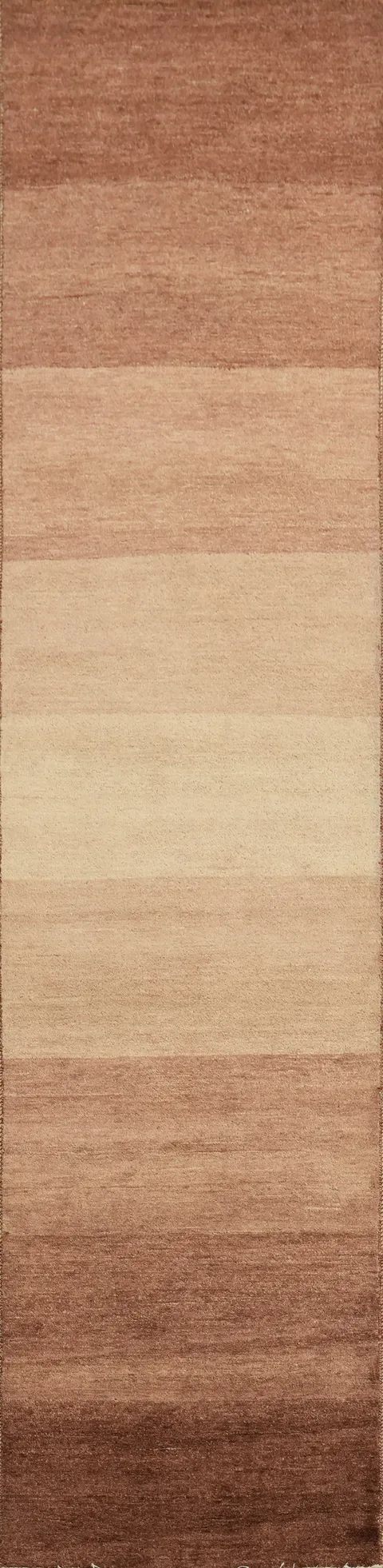 Modern Gabbeh Kashkoli Oriental Runner Rug 3x11