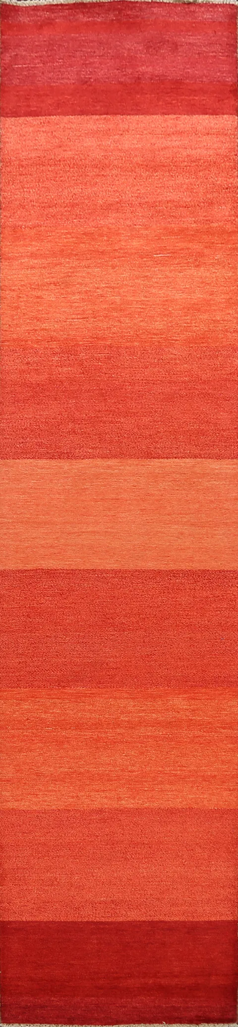 Modern Gabbeh Kashkoli Oriental Runner Rug 3x13