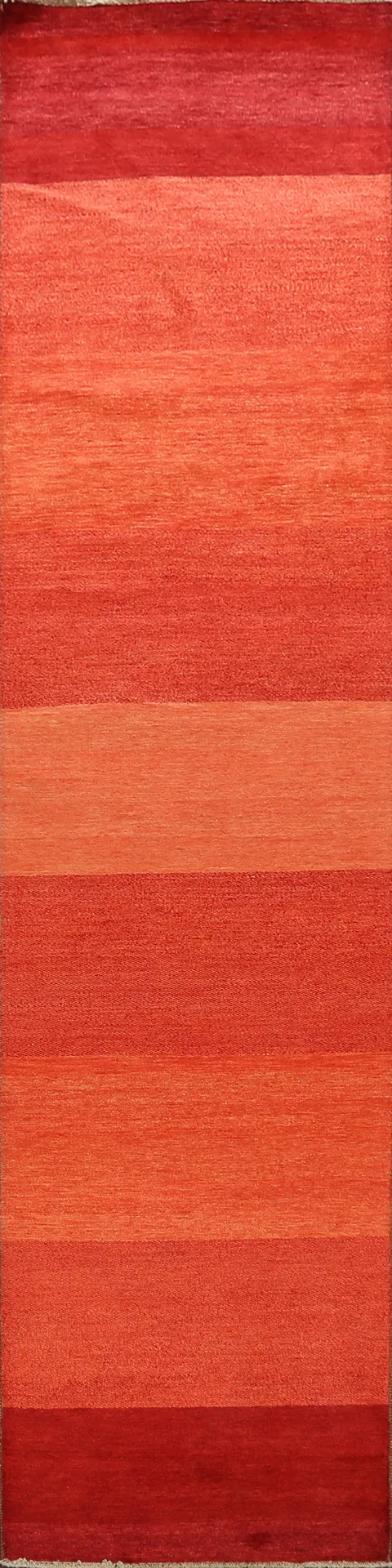 Modern Gabbeh Kashkoli Oriental Runner Rug 3x13