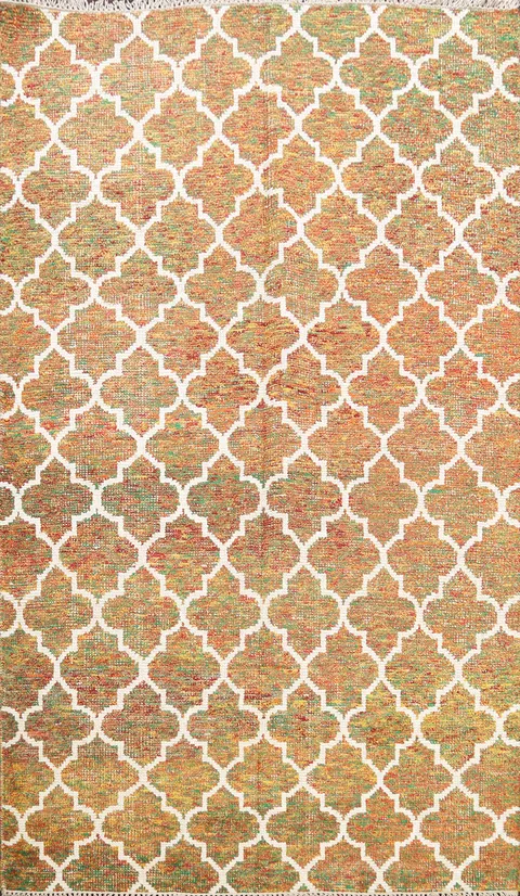 All-Over Modern Oriental Area Rug 5x8