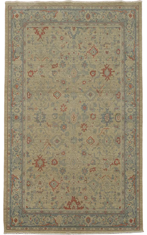 Geometric Ziegler Turkish Area Rug 7x10