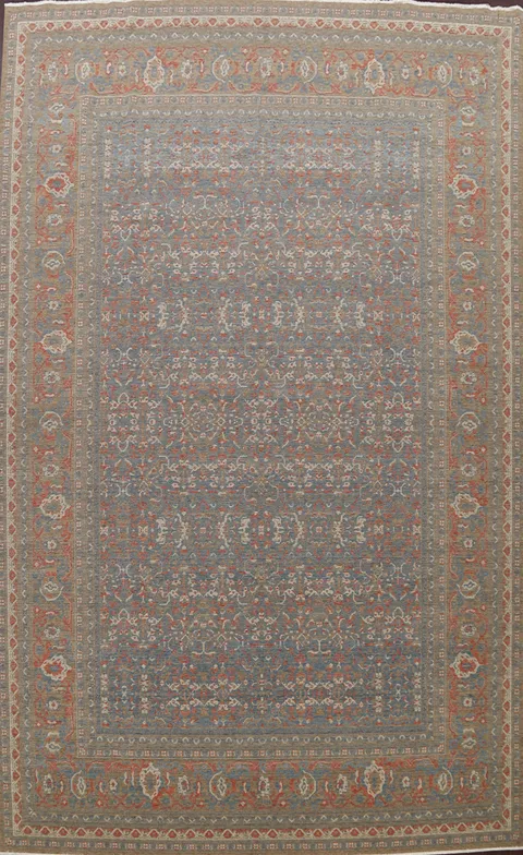 Silver Washed Ziegler Turkish Area Rug 10x13