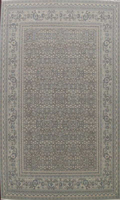 Silver Washed Ziegler Turkish Area Rug 10x13