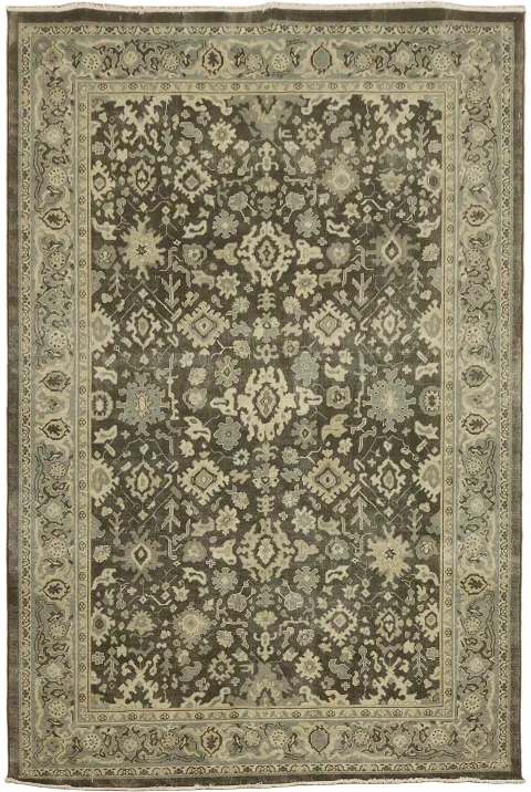 Geometric Ziegler Turkish Area Rug 7x10