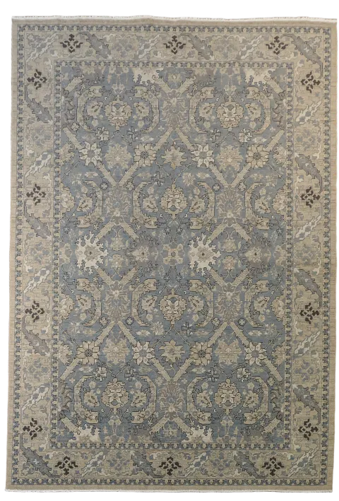 Geometric Ziegler Turkish Area Rug 7x10
