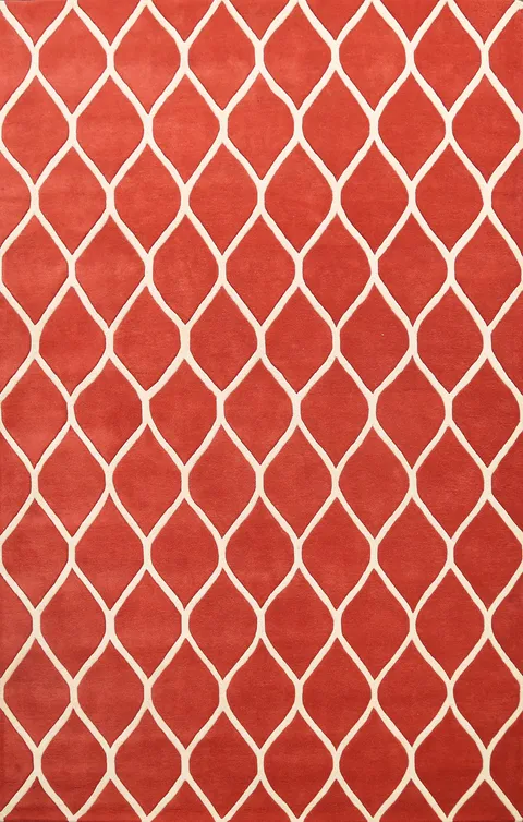 All-Over Modern Oriental Area Rug 8x10