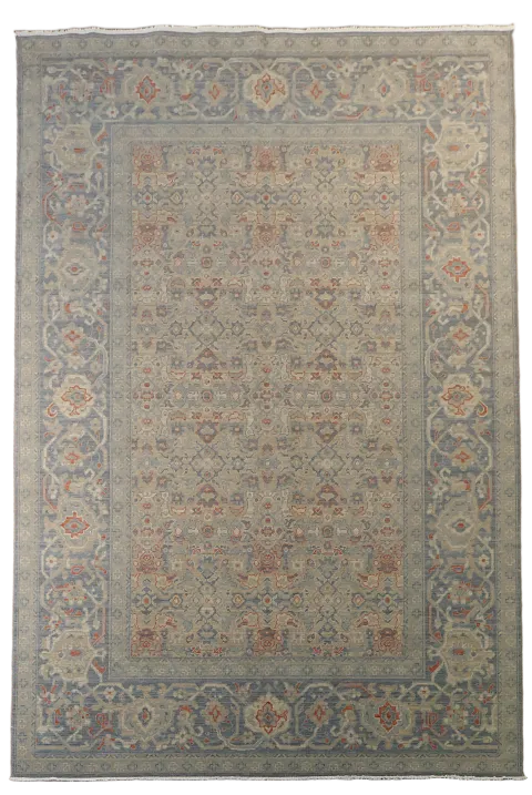 All-Over Ziegler Oushak Turkish Wool Area Rug 7x10