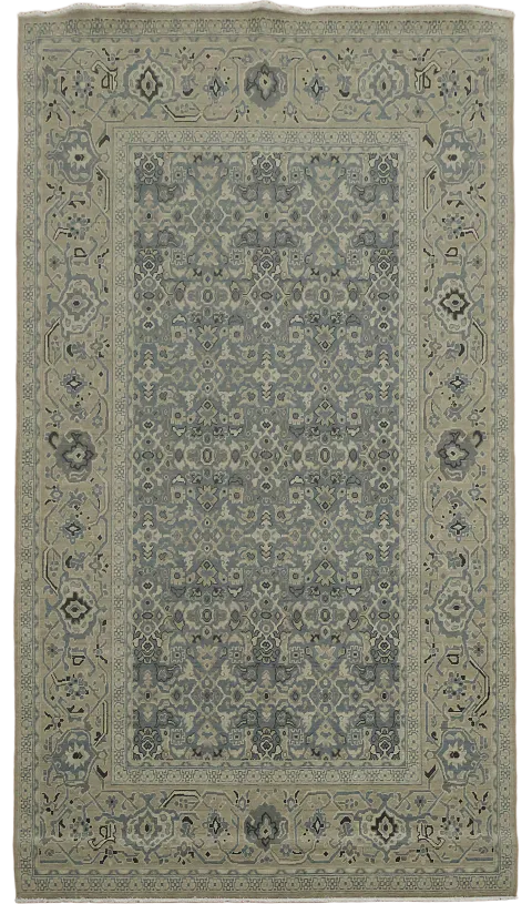 All-Over Ziegler Oushak Turkish Wool Area Rug 7x10