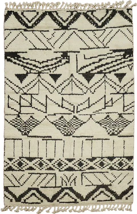 Geometric Moroccan Oriental Area Rug 5x7