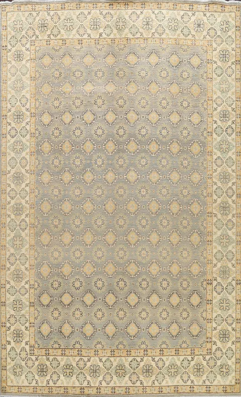 Geometric Khotan Oriental Area Rug 9x12