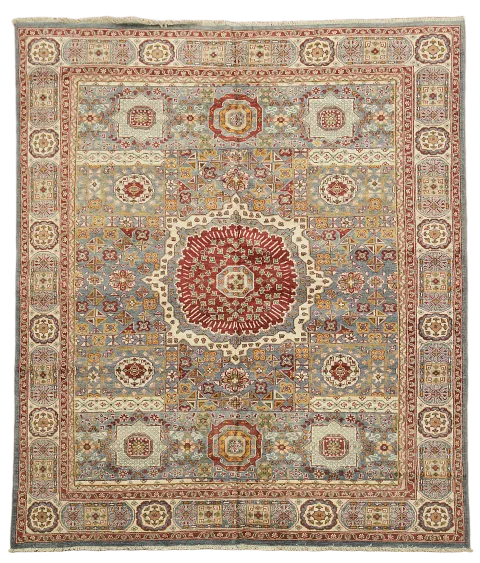 Luxurious Kazak Pakistani Rug featuring a classic medallion pattern 8x10 ft