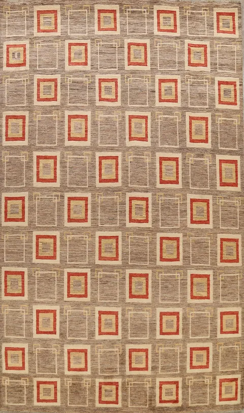 Geometric Gabbeh Oriental Area Rug 9x13