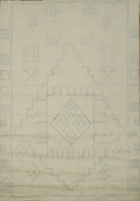 Geometric Moroccan Oriental Area Rug 6x8