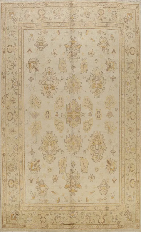 Geometric Oushak Chobi Oriental Area Rug 9x12