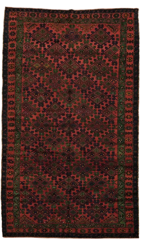 Geometric Shiraz Persian Area Rug 6x10